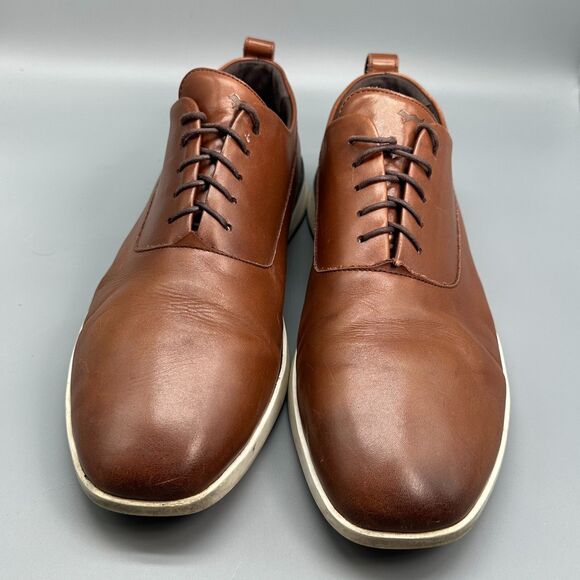 Wolf & Shepherd Crossover Derby Hybrid Mens 14 Brown Dress Shoes Lace-Up Low Top main image 8